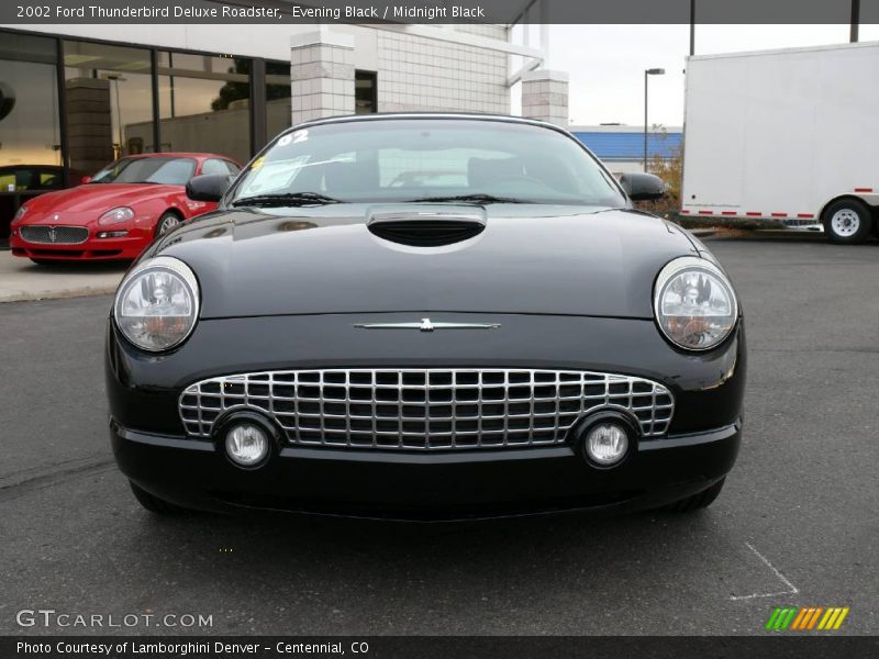 Evening Black / Midnight Black 2002 Ford Thunderbird Deluxe Roadster