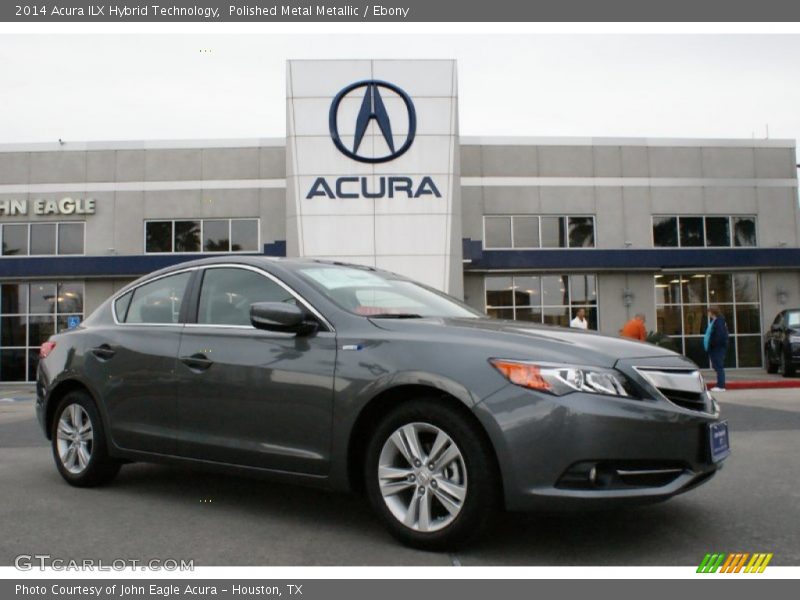 Polished Metal Metallic / Ebony 2014 Acura ILX Hybrid Technology