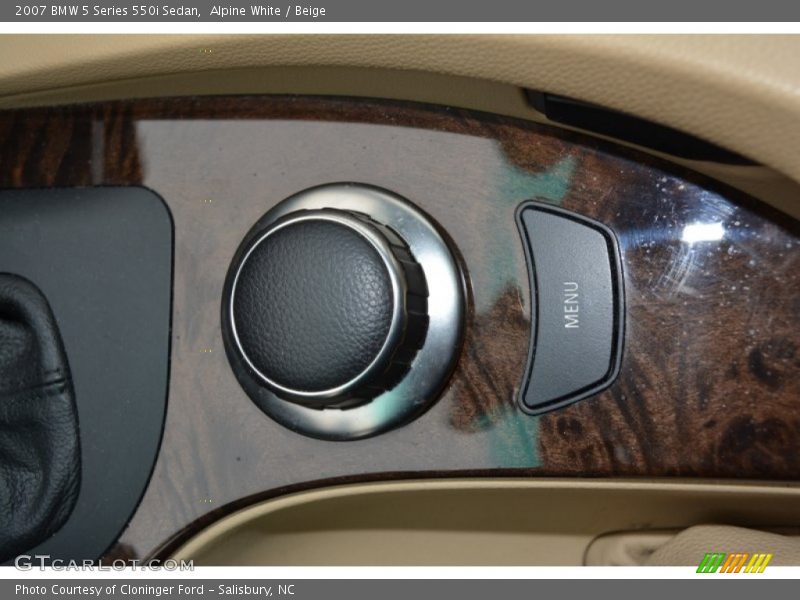 Alpine White / Beige 2007 BMW 5 Series 550i Sedan