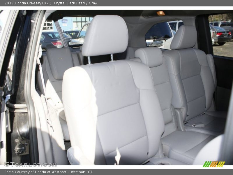 Crystal Black Pearl / Gray 2013 Honda Odyssey EX-L