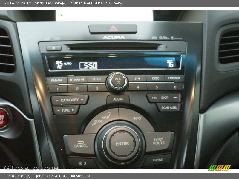Polished Metal Metallic / Ebony 2014 Acura ILX Hybrid Technology