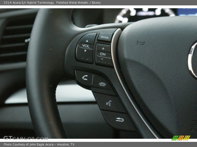 Polished Metal Metallic / Ebony 2014 Acura ILX Hybrid Technology