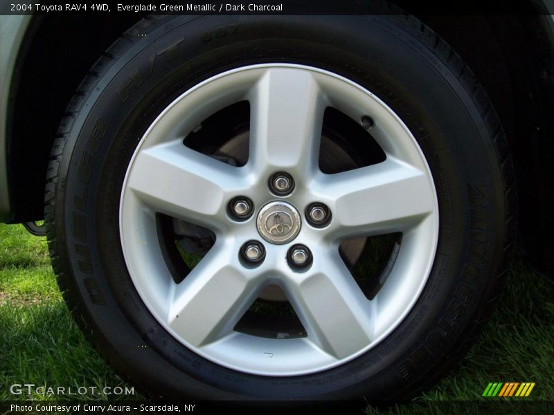 Everglade Green Metallic / Dark Charcoal 2004 Toyota RAV4 4WD