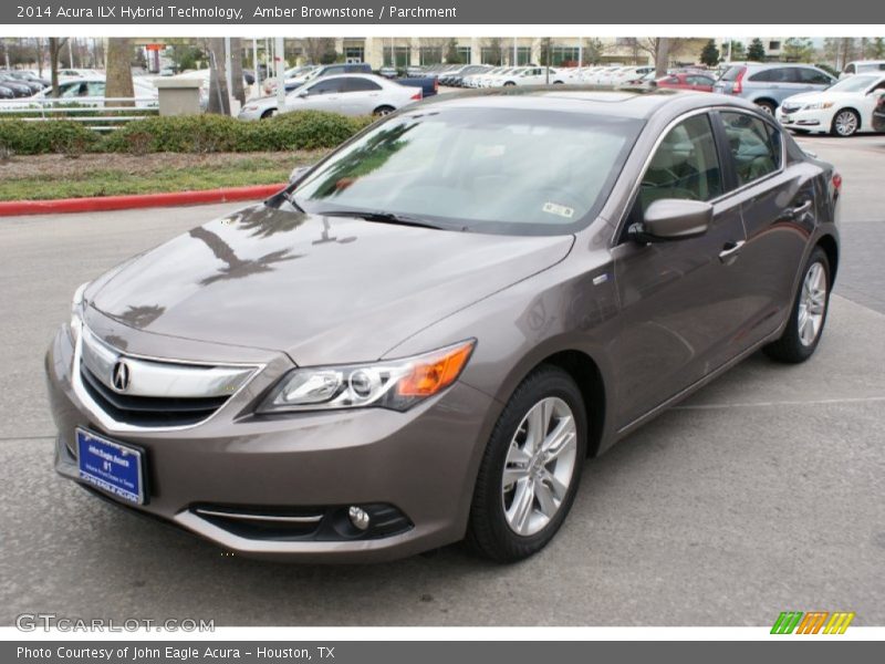 Amber Brownstone / Parchment 2014 Acura ILX Hybrid Technology