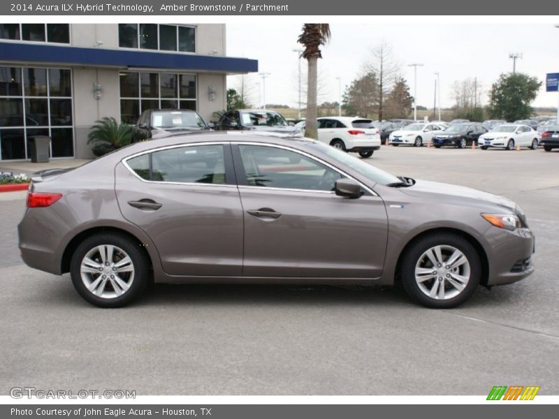 Amber Brownstone / Parchment 2014 Acura ILX Hybrid Technology