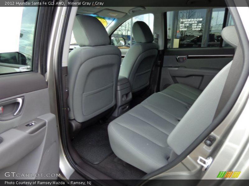 Mineral Gray / Gray 2012 Hyundai Santa Fe GLS AWD