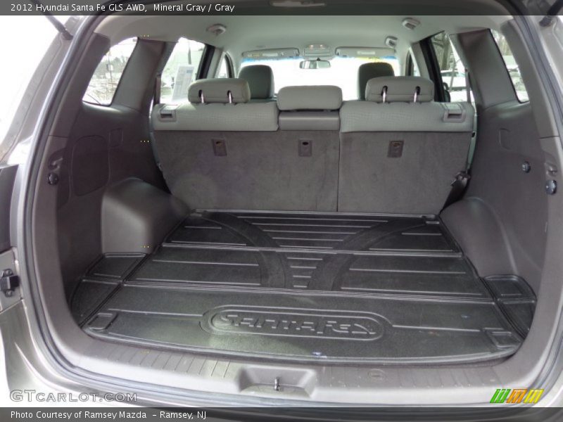 Mineral Gray / Gray 2012 Hyundai Santa Fe GLS AWD