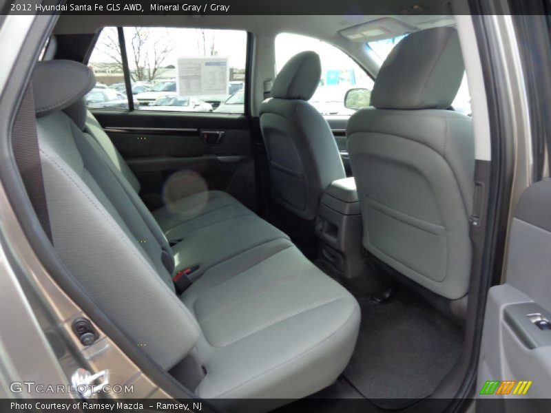 Mineral Gray / Gray 2012 Hyundai Santa Fe GLS AWD
