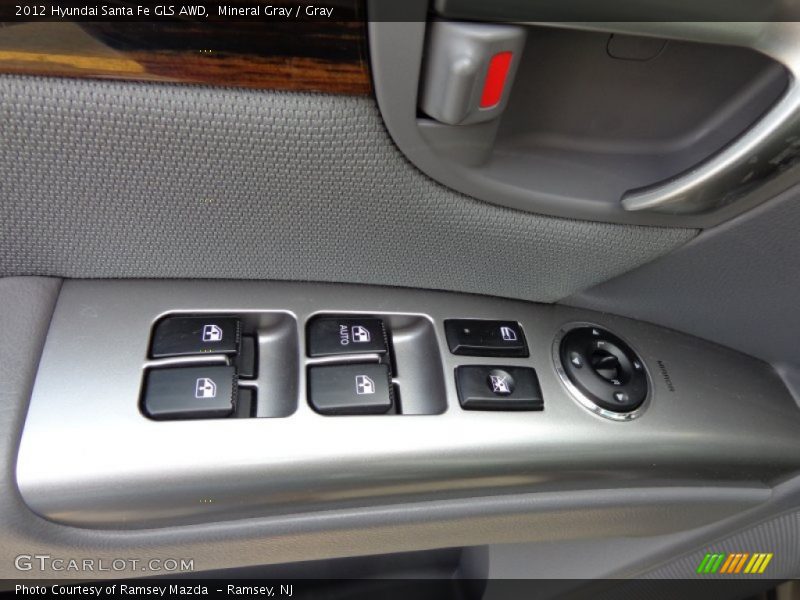 Mineral Gray / Gray 2012 Hyundai Santa Fe GLS AWD