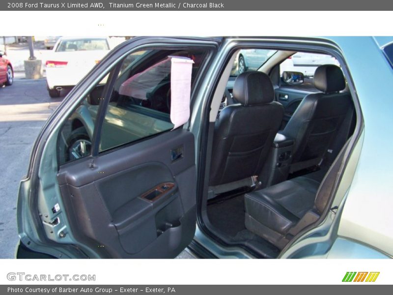 Titanium Green Metallic / Charcoal Black 2008 Ford Taurus X Limited AWD
