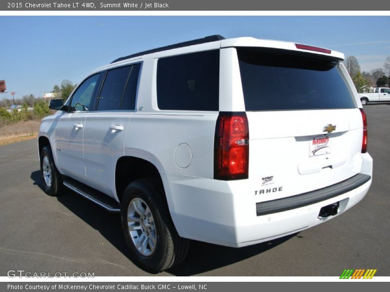 Summit White / Jet Black 2015 Chevrolet Tahoe LT 4WD