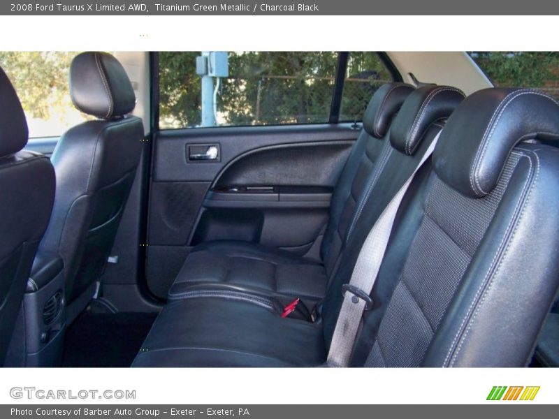 Titanium Green Metallic / Charcoal Black 2008 Ford Taurus X Limited AWD