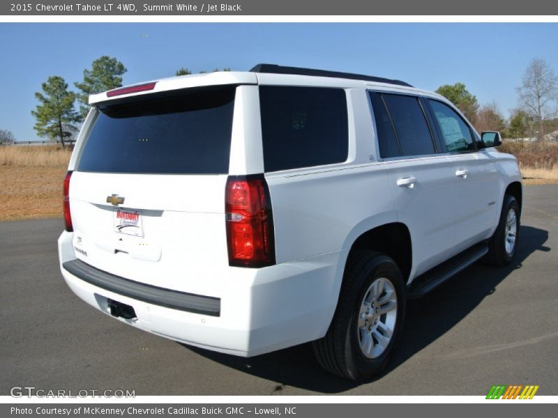 Summit White / Jet Black 2015 Chevrolet Tahoe LT 4WD