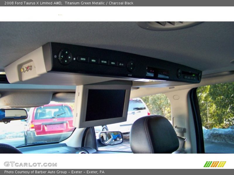 Titanium Green Metallic / Charcoal Black 2008 Ford Taurus X Limited AWD