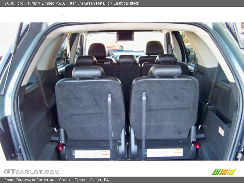 Titanium Green Metallic / Charcoal Black 2008 Ford Taurus X Limited AWD