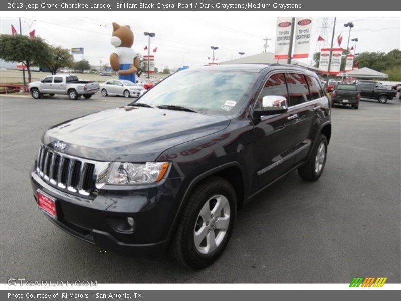 Brilliant Black Crystal Pearl / Dark Graystone/Medium Graystone 2013 Jeep Grand Cherokee Laredo