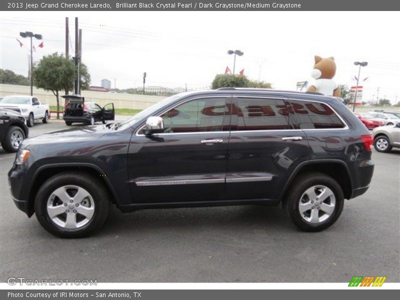 Brilliant Black Crystal Pearl / Dark Graystone/Medium Graystone 2013 Jeep Grand Cherokee Laredo