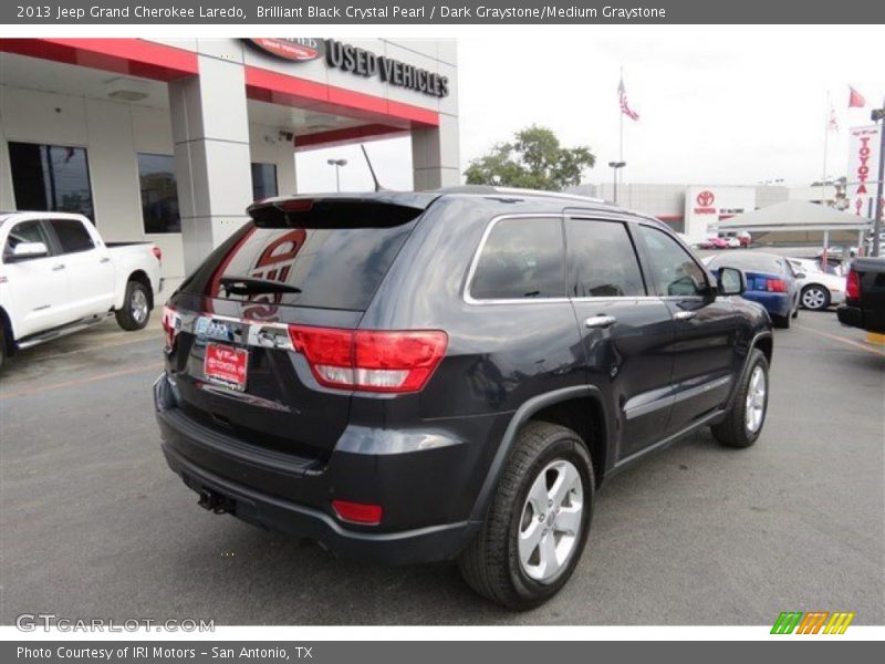 Brilliant Black Crystal Pearl / Dark Graystone/Medium Graystone 2013 Jeep Grand Cherokee Laredo