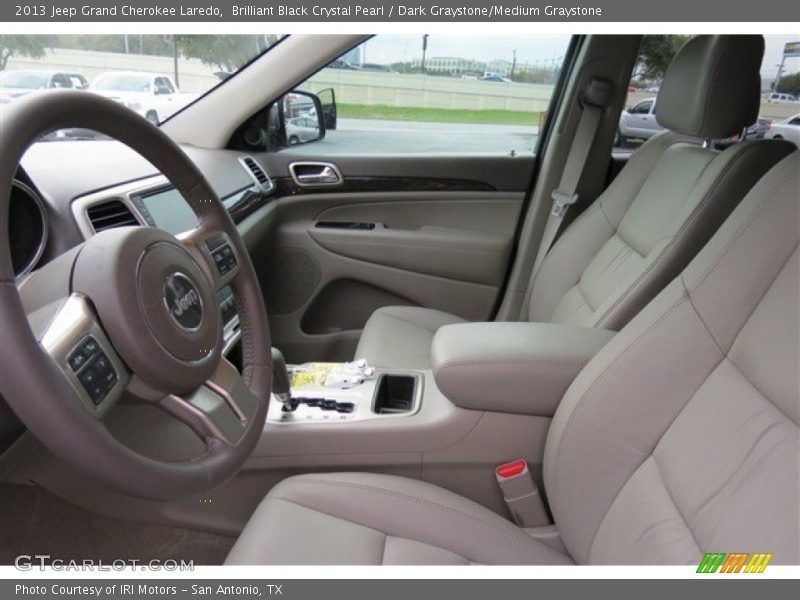 Brilliant Black Crystal Pearl / Dark Graystone/Medium Graystone 2013 Jeep Grand Cherokee Laredo