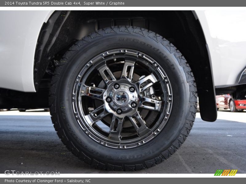 Super White / Graphite 2014 Toyota Tundra SR5 Double Cab 4x4