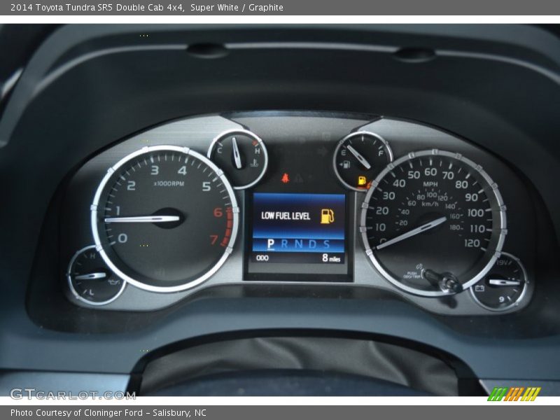 Super White / Graphite 2014 Toyota Tundra SR5 Double Cab 4x4