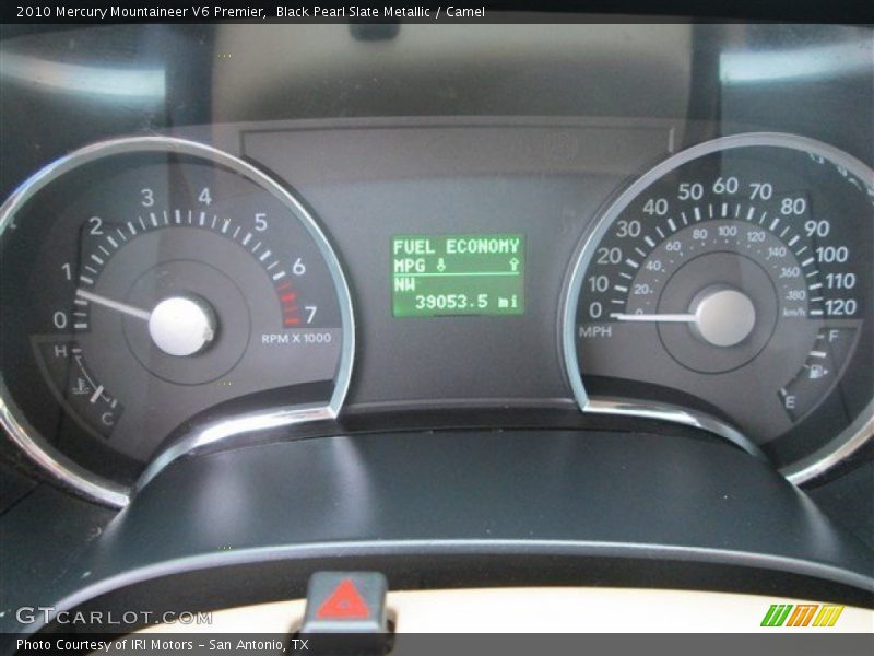 Black Pearl Slate Metallic / Camel 2010 Mercury Mountaineer V6 Premier