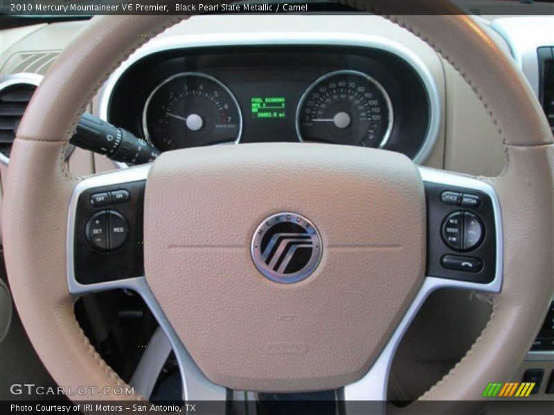 Black Pearl Slate Metallic / Camel 2010 Mercury Mountaineer V6 Premier
