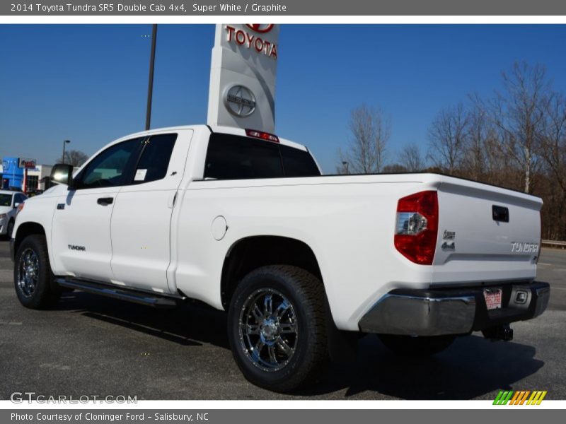 Super White / Graphite 2014 Toyota Tundra SR5 Double Cab 4x4