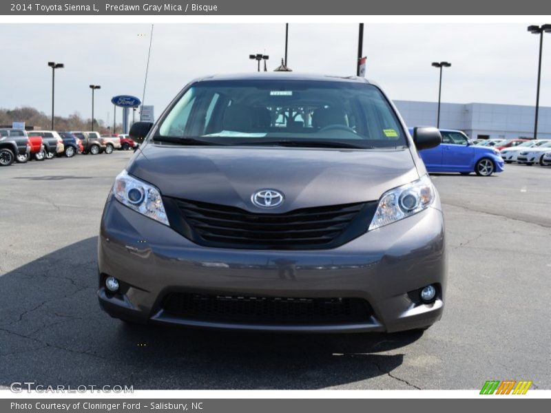 Predawn Gray Mica / Bisque 2014 Toyota Sienna L