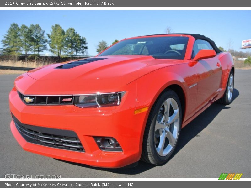 Red Hot / Black 2014 Chevrolet Camaro SS/RS Convertible