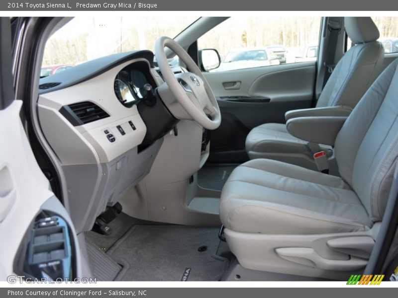 Predawn Gray Mica / Bisque 2014 Toyota Sienna L