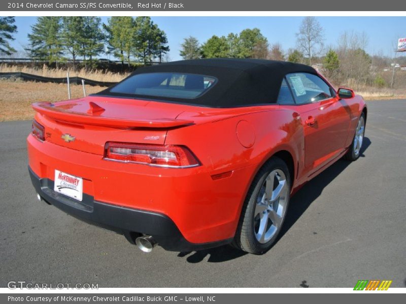 Red Hot / Black 2014 Chevrolet Camaro SS/RS Convertible