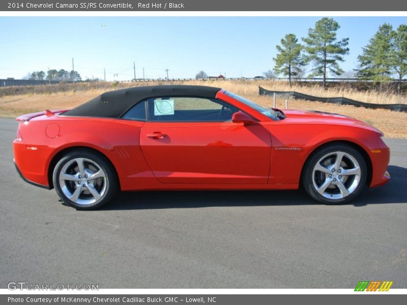 Red Hot / Black 2014 Chevrolet Camaro SS/RS Convertible