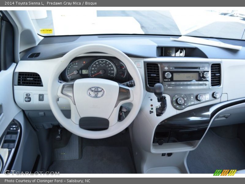 Predawn Gray Mica / Bisque 2014 Toyota Sienna L