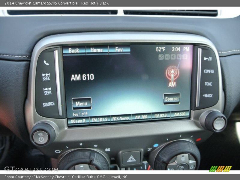 Red Hot / Black 2014 Chevrolet Camaro SS/RS Convertible