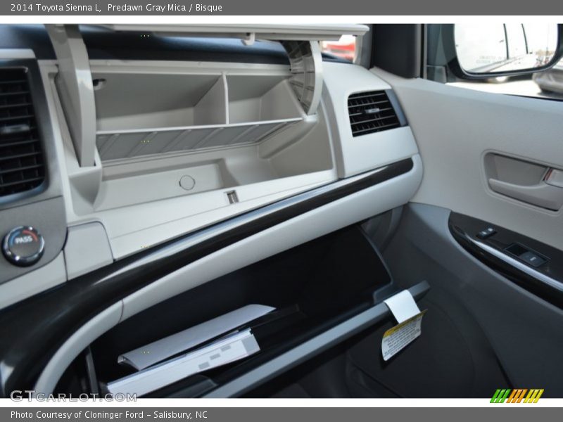 Predawn Gray Mica / Bisque 2014 Toyota Sienna L