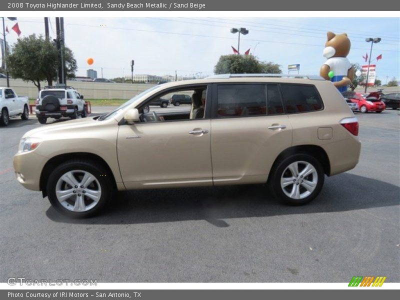 Sandy Beach Metallic / Sand Beige 2008 Toyota Highlander Limited