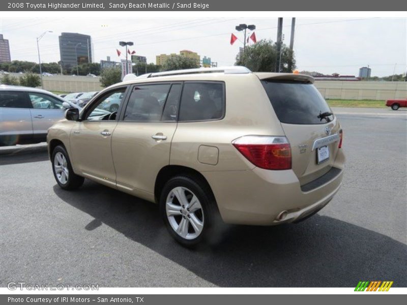 Sandy Beach Metallic / Sand Beige 2008 Toyota Highlander Limited