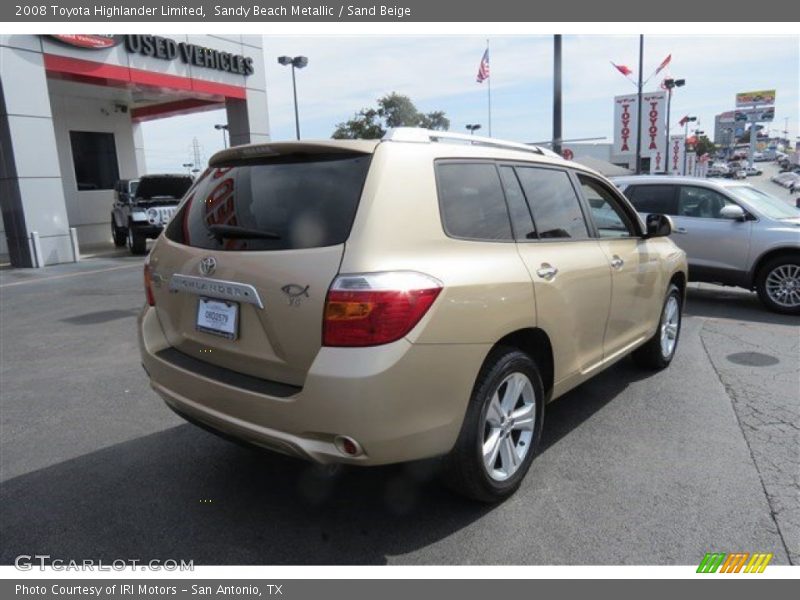 Sandy Beach Metallic / Sand Beige 2008 Toyota Highlander Limited