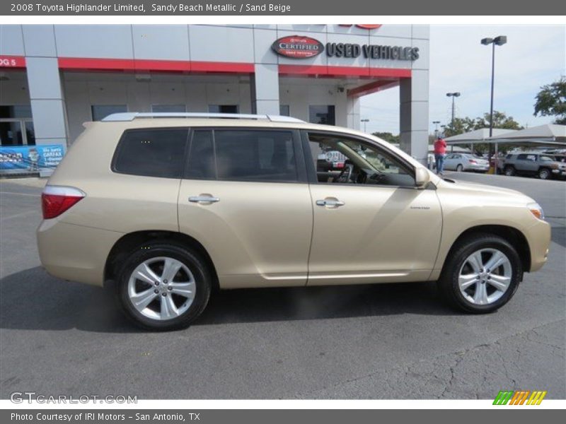 Sandy Beach Metallic / Sand Beige 2008 Toyota Highlander Limited