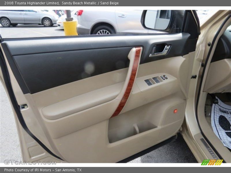 Sandy Beach Metallic / Sand Beige 2008 Toyota Highlander Limited