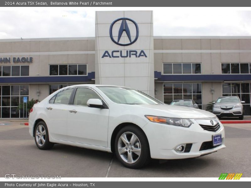Bellanova White Pearl / Parchment 2014 Acura TSX Sedan