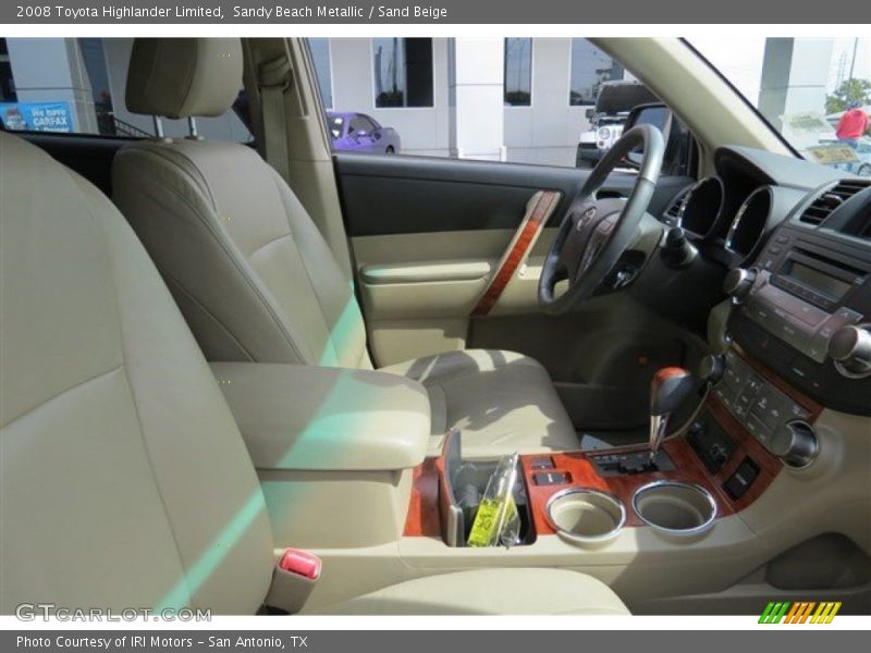 Sandy Beach Metallic / Sand Beige 2008 Toyota Highlander Limited