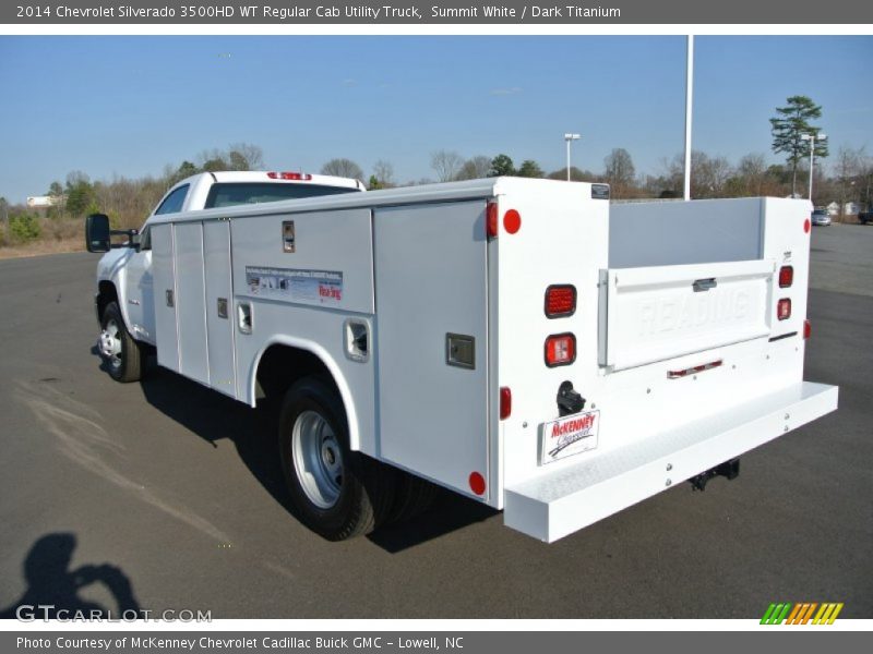 Summit White / Dark Titanium 2014 Chevrolet Silverado 3500HD WT Regular Cab Utility Truck