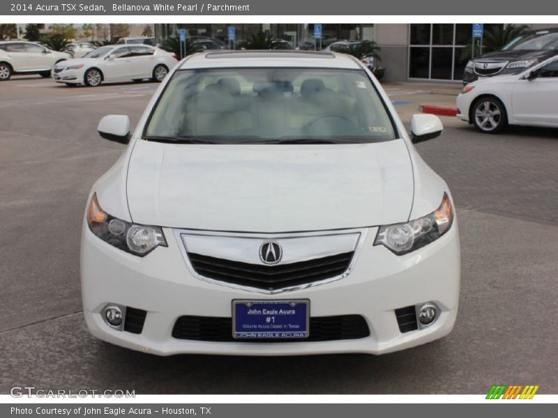 Bellanova White Pearl / Parchment 2014 Acura TSX Sedan