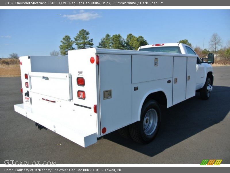 Summit White / Dark Titanium 2014 Chevrolet Silverado 3500HD WT Regular Cab Utility Truck