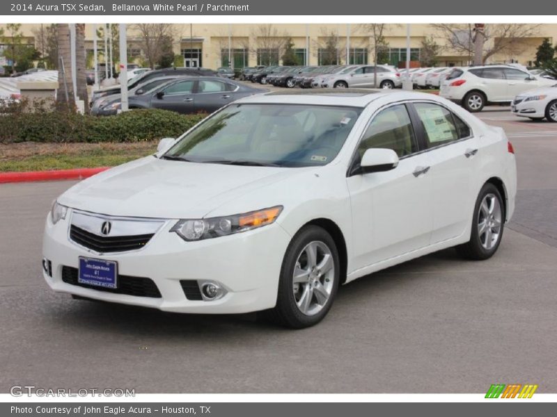 Bellanova White Pearl / Parchment 2014 Acura TSX Sedan