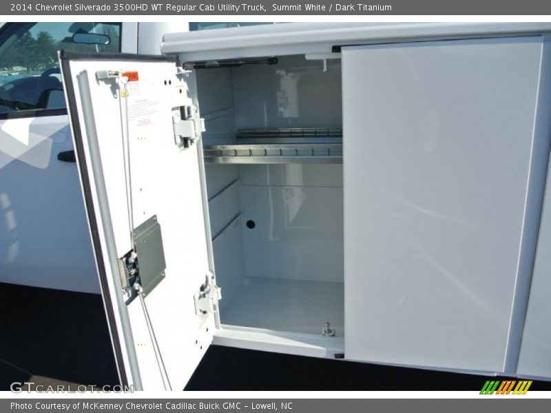 Summit White / Dark Titanium 2014 Chevrolet Silverado 3500HD WT Regular Cab Utility Truck