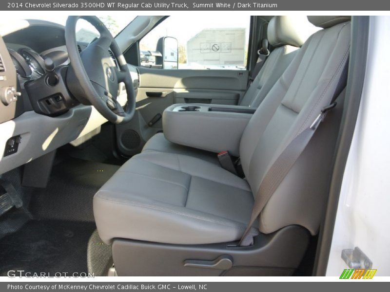 Summit White / Dark Titanium 2014 Chevrolet Silverado 3500HD WT Regular Cab Utility Truck