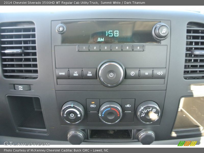 Summit White / Dark Titanium 2014 Chevrolet Silverado 3500HD WT Regular Cab Utility Truck